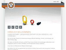 Tablet Screenshot of hamacher-normalien.de
